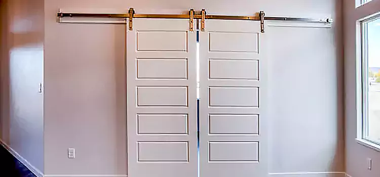 Glass Barn Door with Installation Hardware Kit Evansville