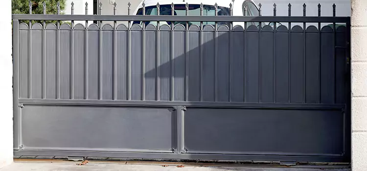Metal Driveway Gate Installation Evansville